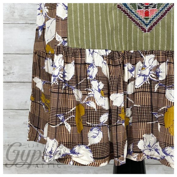 Entro Mixed Media Tunic Dress - Picture 10 of 14